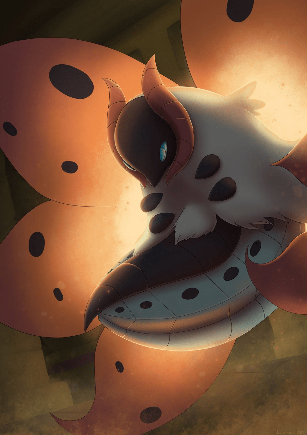 1000x1414 Volcarona. Pokemon art, Pokemon fusion art, Pokemon teams