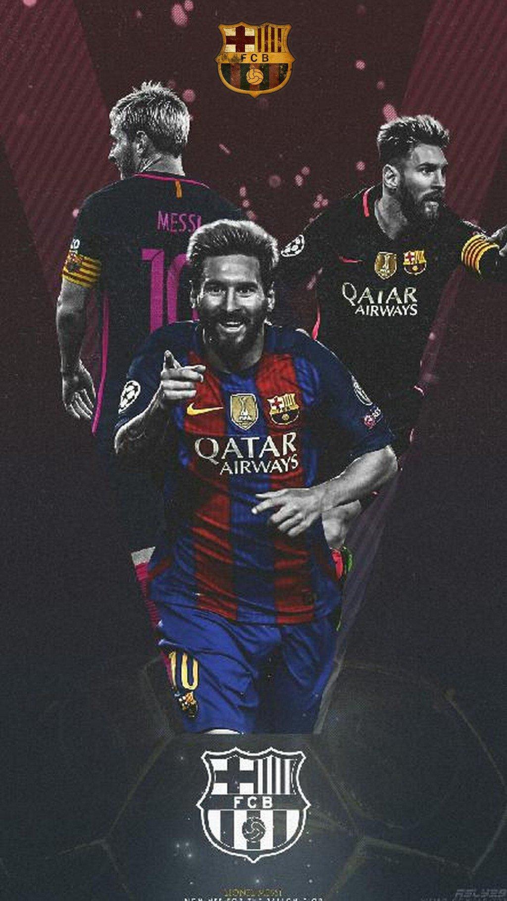 1024x1820 FC Wallpaper Messi Barcelona iPhone X Wallpaper