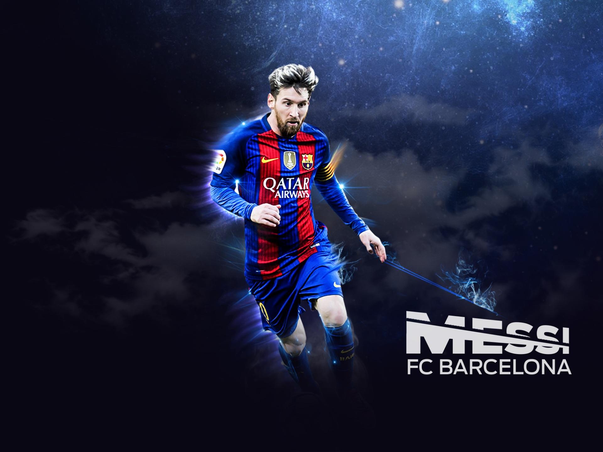 1920x1440 Wallpaper 4k Lionel Messi FC Barcelona Footballer Wallpaper