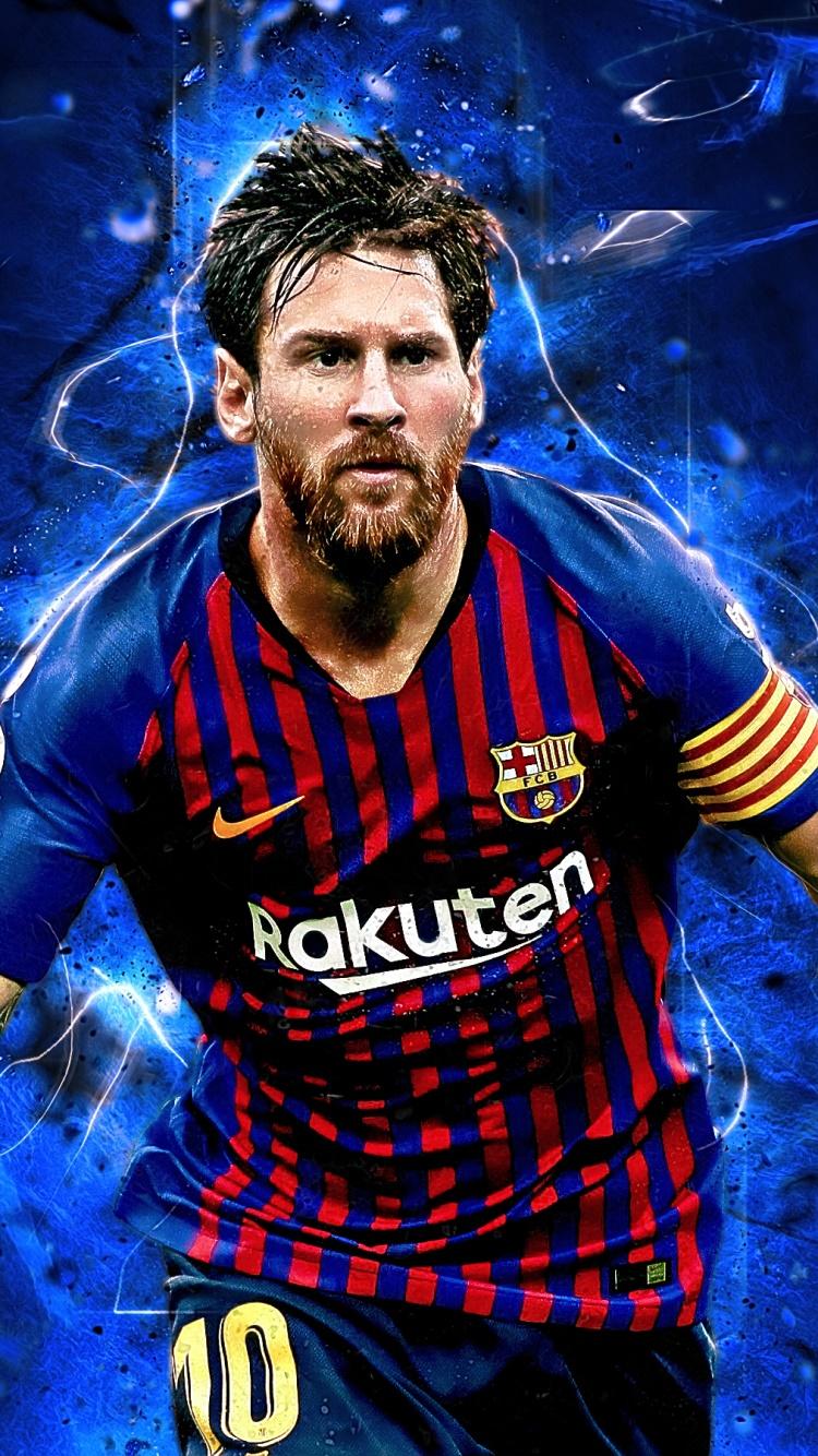 750x1334 Wallpaper / Sports Lionel Messi Phone Wallpaper, Soccer, FC Barcelona, 750x1334 free download
