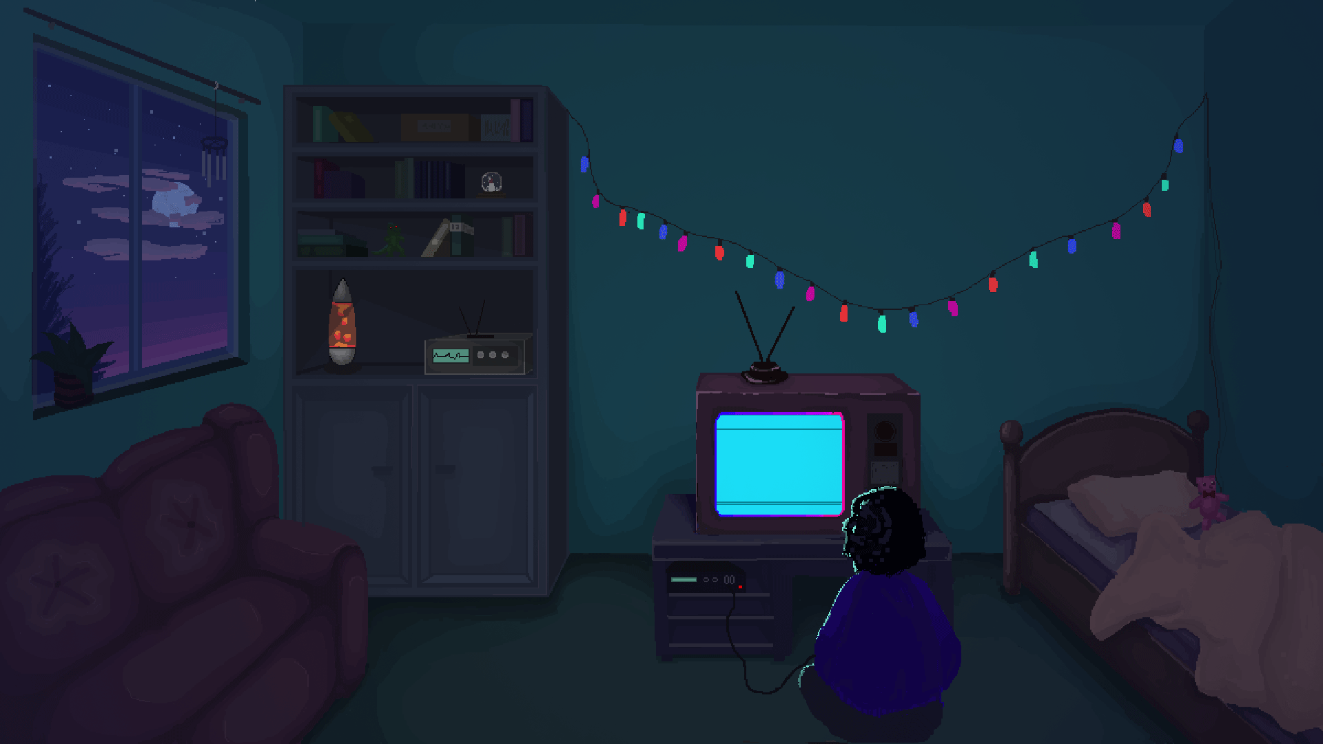 1920x1080 Retro Glitch Titlescreen