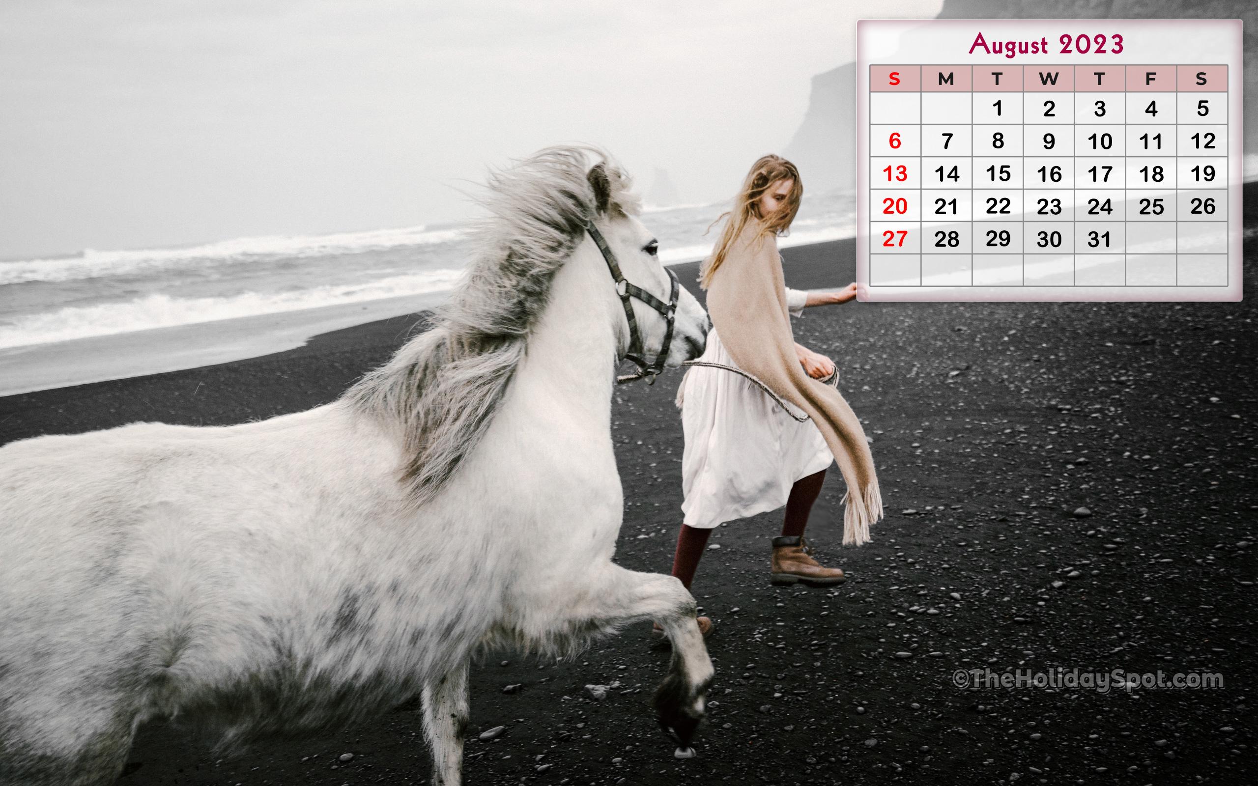 2560x1600 Calendar Wallpaper for 2023. HD Monthly Calendar Wallpaper
