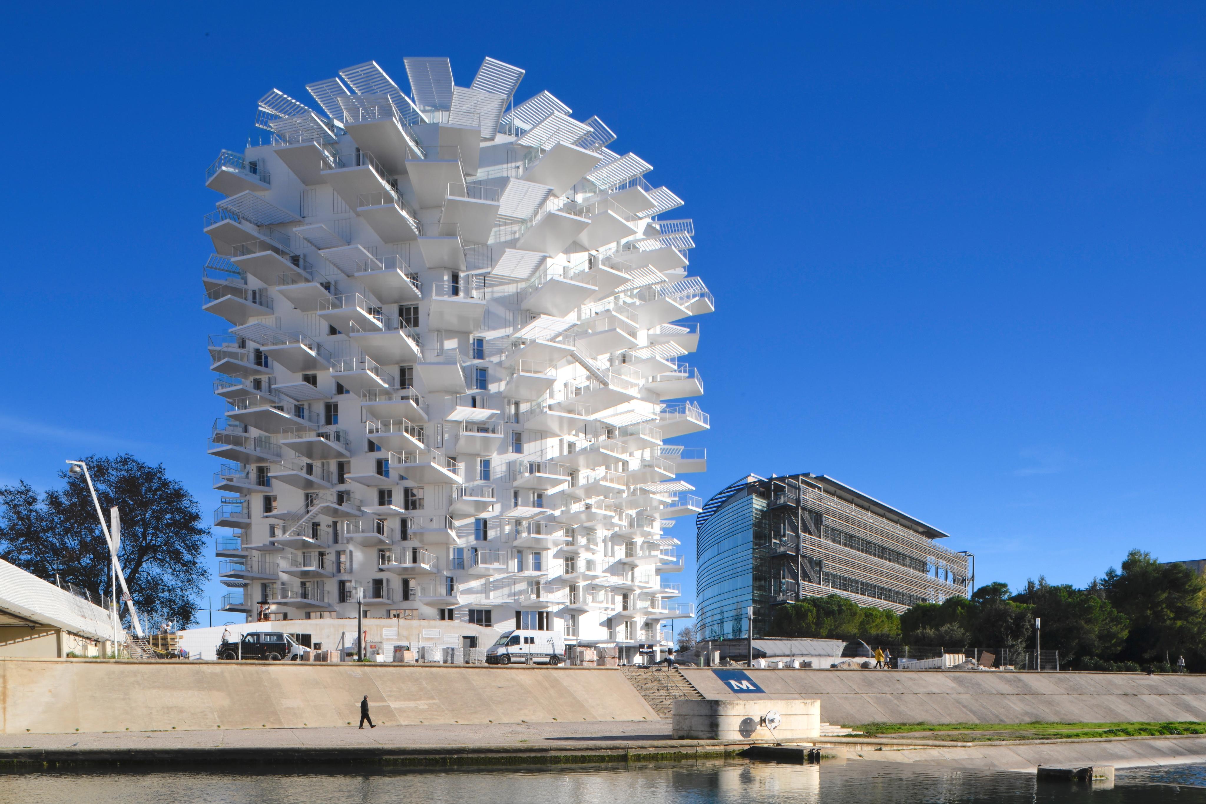 4096x2731 Architecture team unveils L'Arbre Blanc in Montpellier