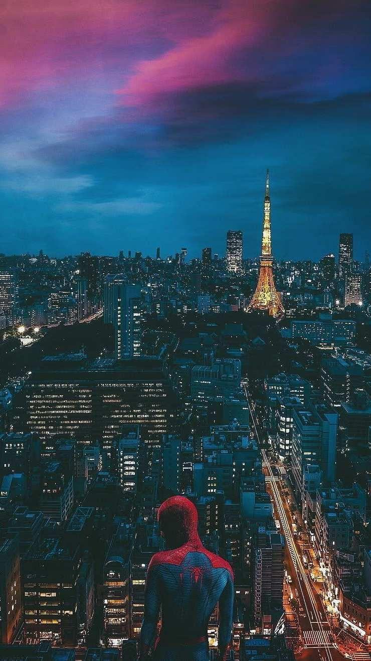 740x1316 Spider Man Sad Wallpaper