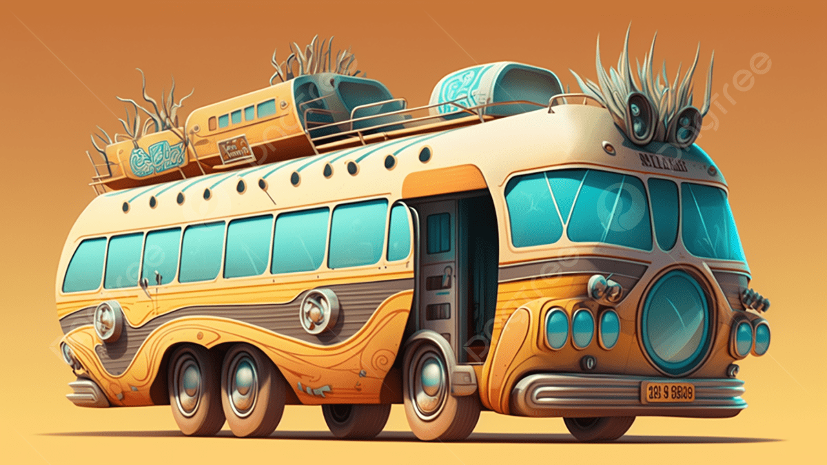 1200x675 Tourist Bus 3D Cartoon Background, Tour Bus, 3D, Cartoon Bus Background Image And Wallpaper for Free Download