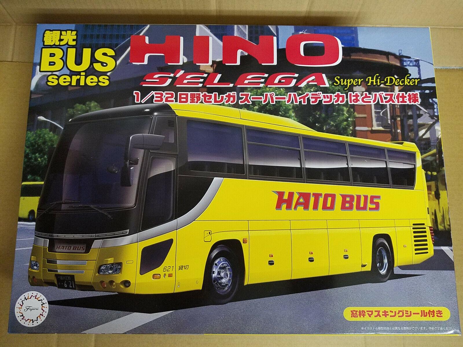 1600x1200 FUJIMI HINO SELEGA Super Hi Decker HATO BUS Tourist Bus 1 32 Model Kit 4968728011110