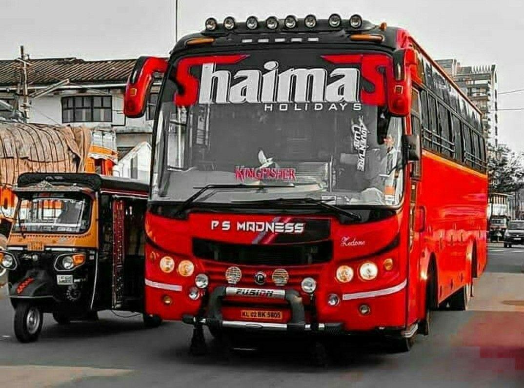 1074x795 Shaimas Holidays. Bus, Kerala, Tipper truck