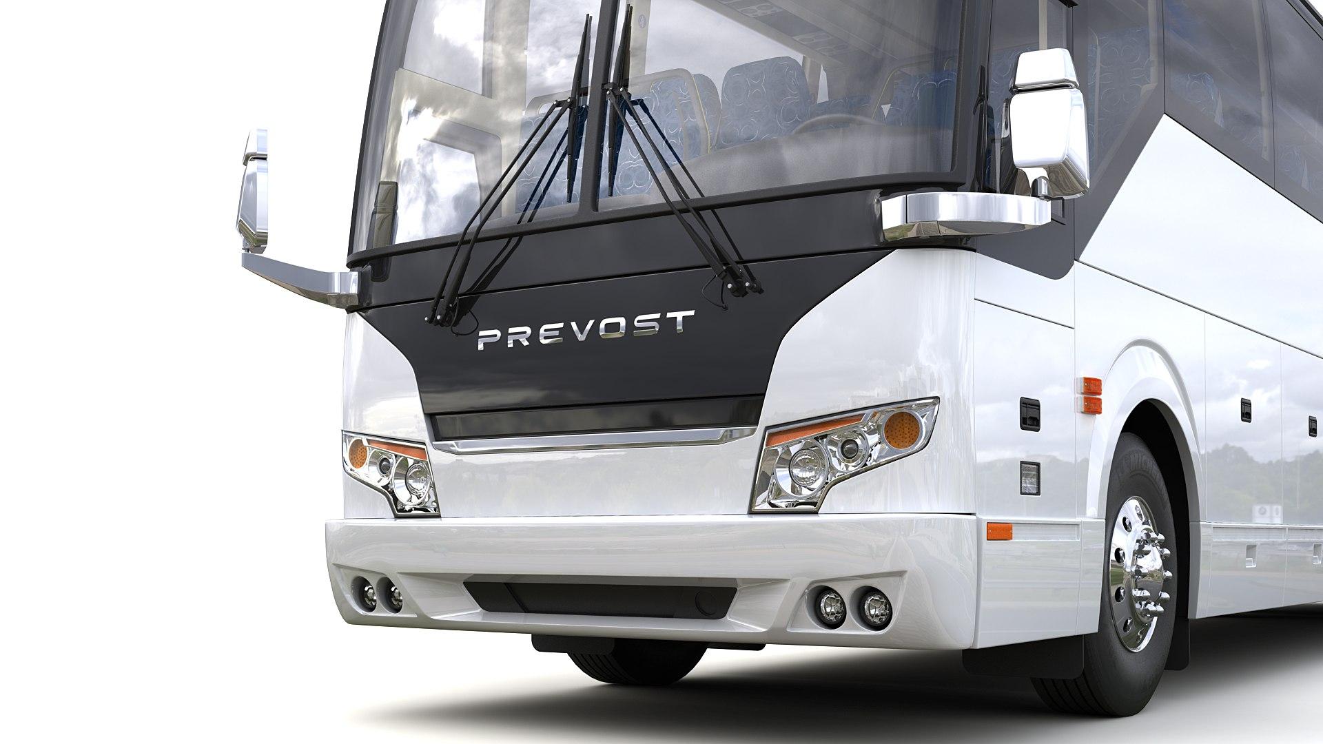 1920x1080 Tourist Bus Prevost H3 45 3D Model