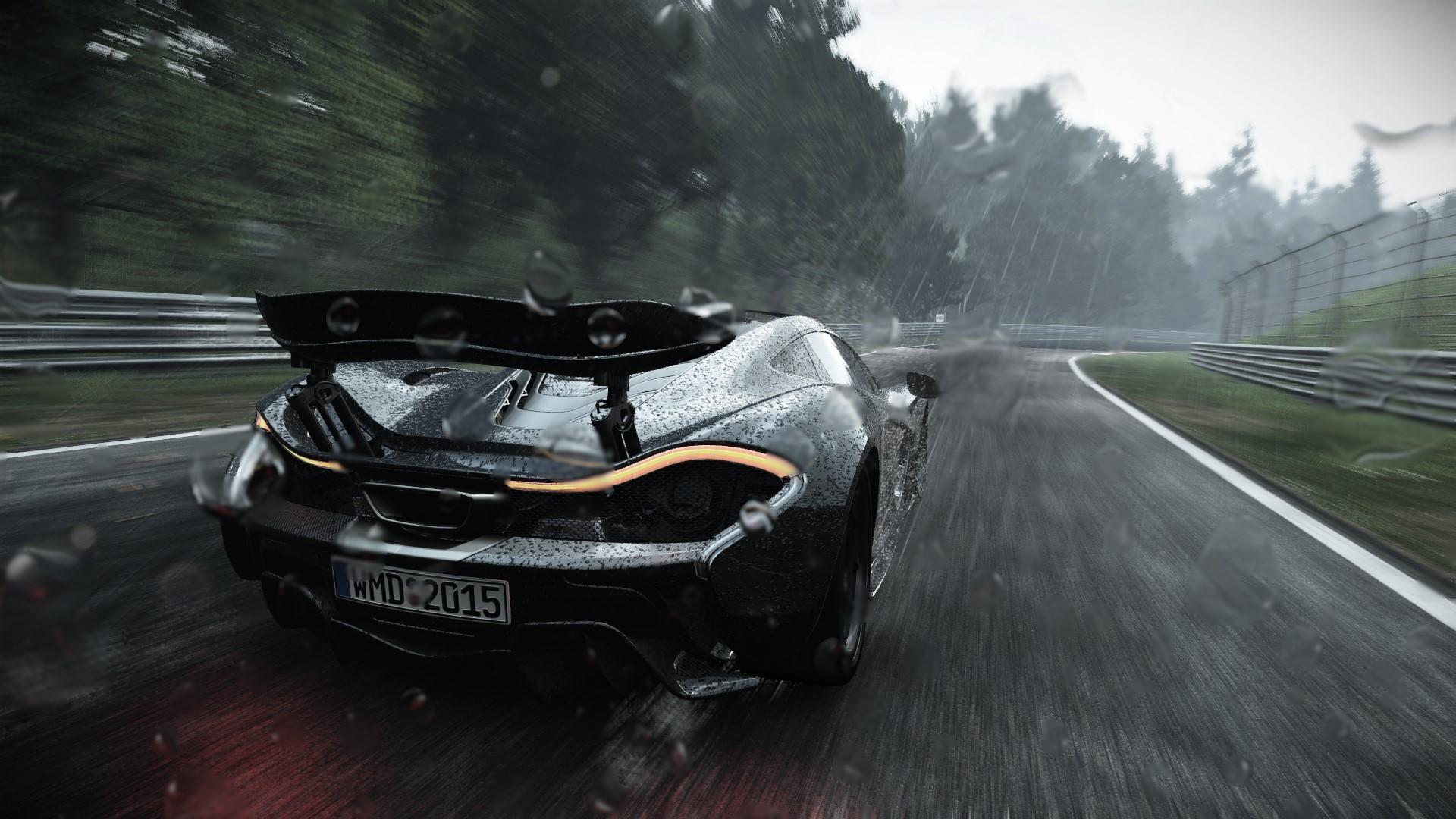 1920x1080 1920x1080 pixelated digital art car tail light road race cars rain motion blur trees spoilers video games project cars mclaren p1 wallpaper JPG 390 kB Gallery HD Wallpaper