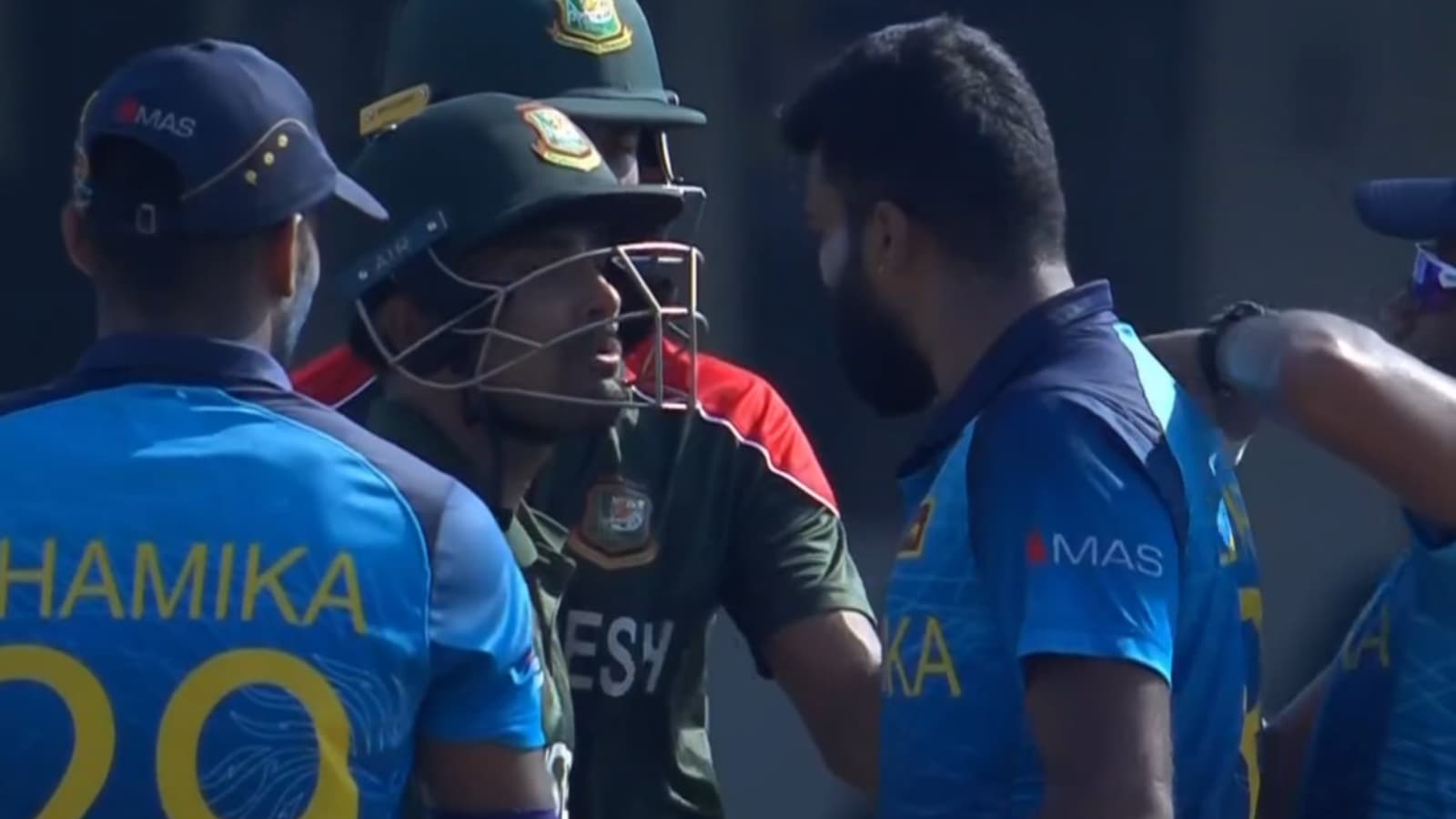1600x900 WATCH Das, Lahiru Kumara fight during SL vs BAN match in 2021 T20 World Cup