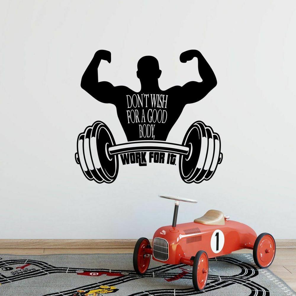 1000x1000 Weightlifting Wall Decal Fitness Workout Motivational Quotes Vinyl Window Sticker Bedroom Gym Interior Decor Art Wallpaper Q411