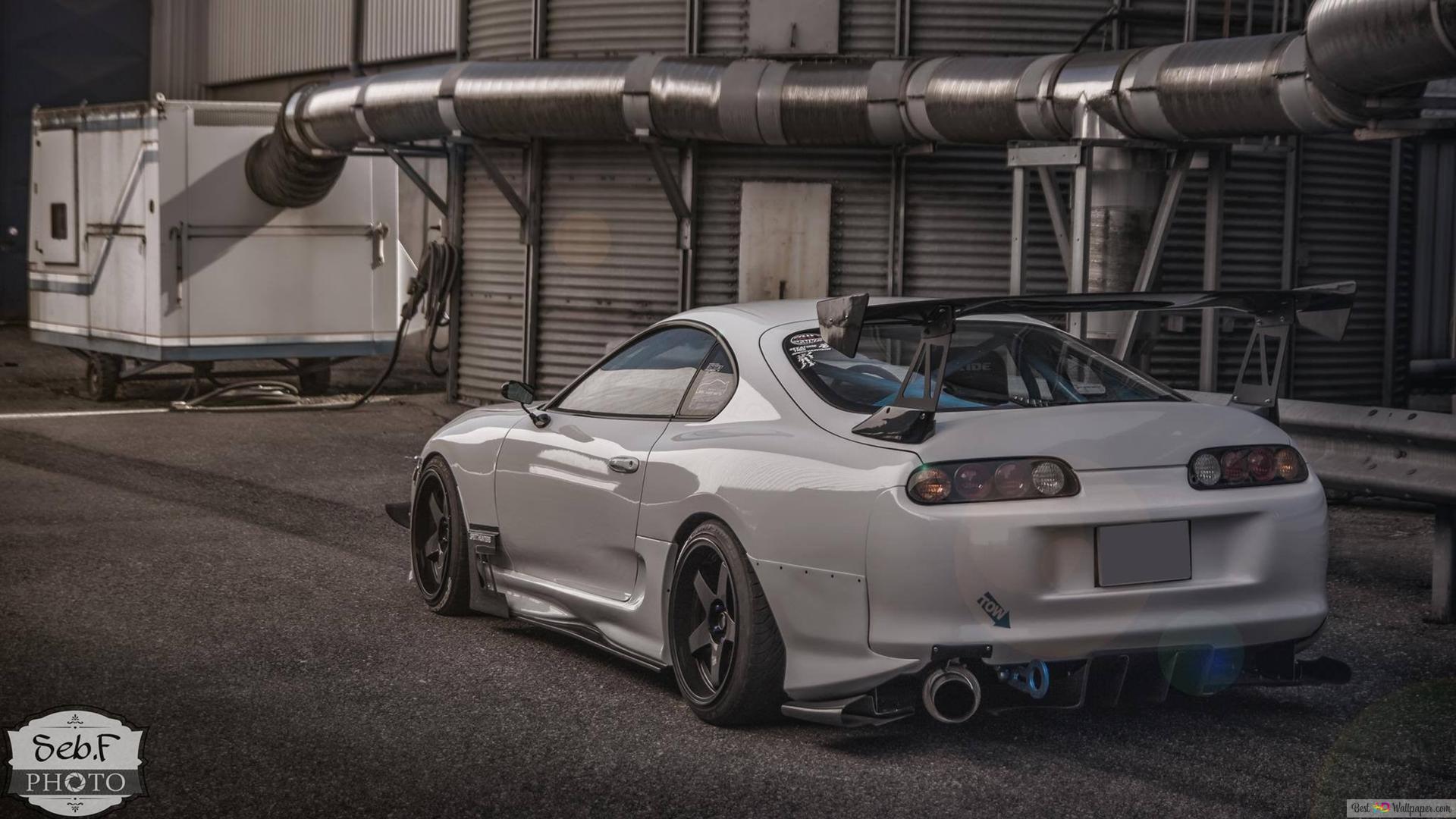 1920x1080 Grey toyota supra mk4 4K wallpaper download