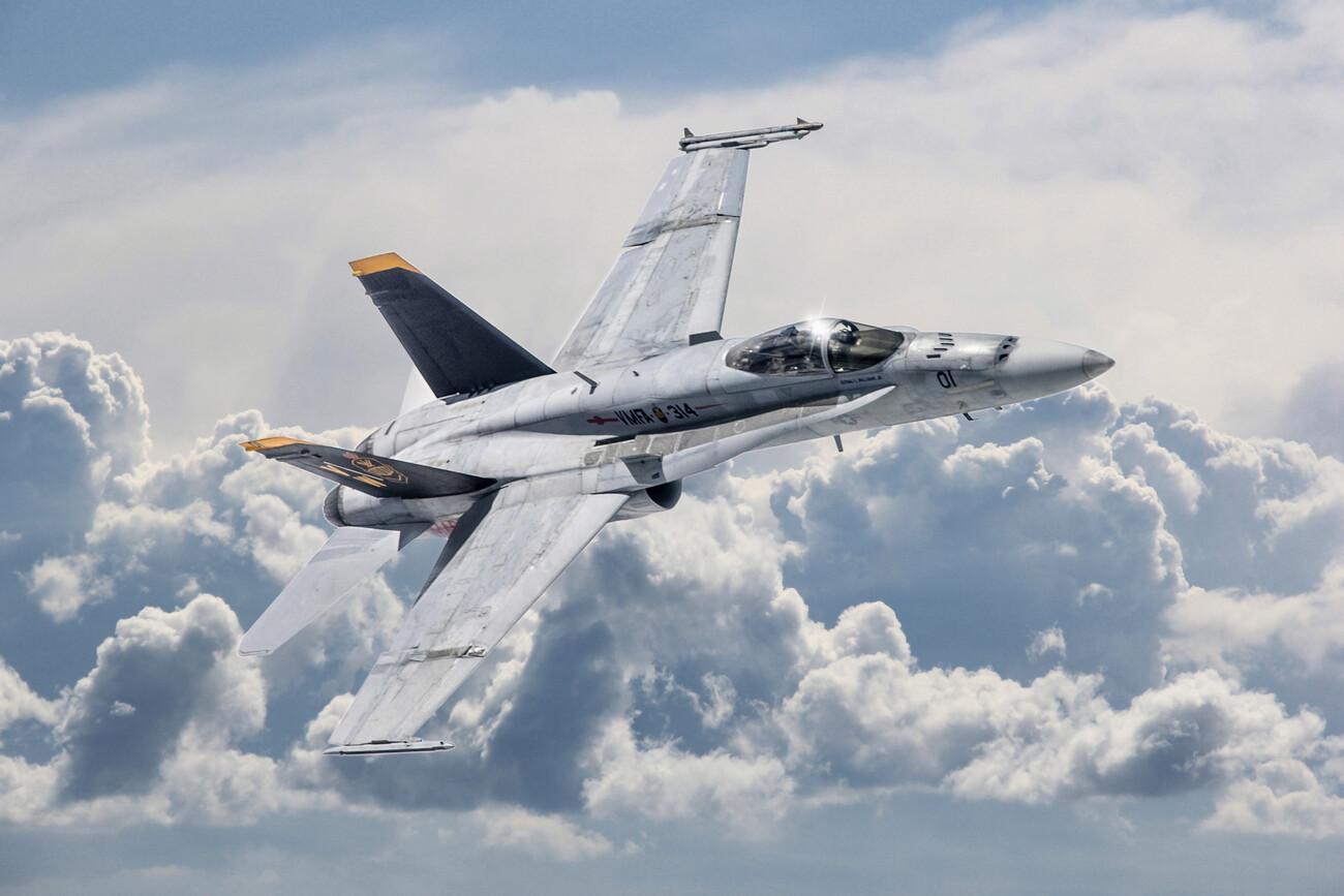 1300x867 US Navy F18 Hornet Wall Mural