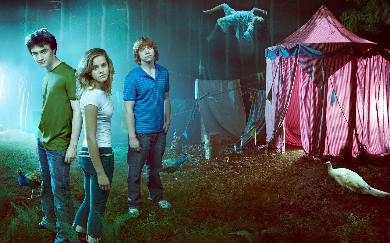 1280x800 Hermione Granger and Harry Potter Crew HD Wide Wallpaper in jpg