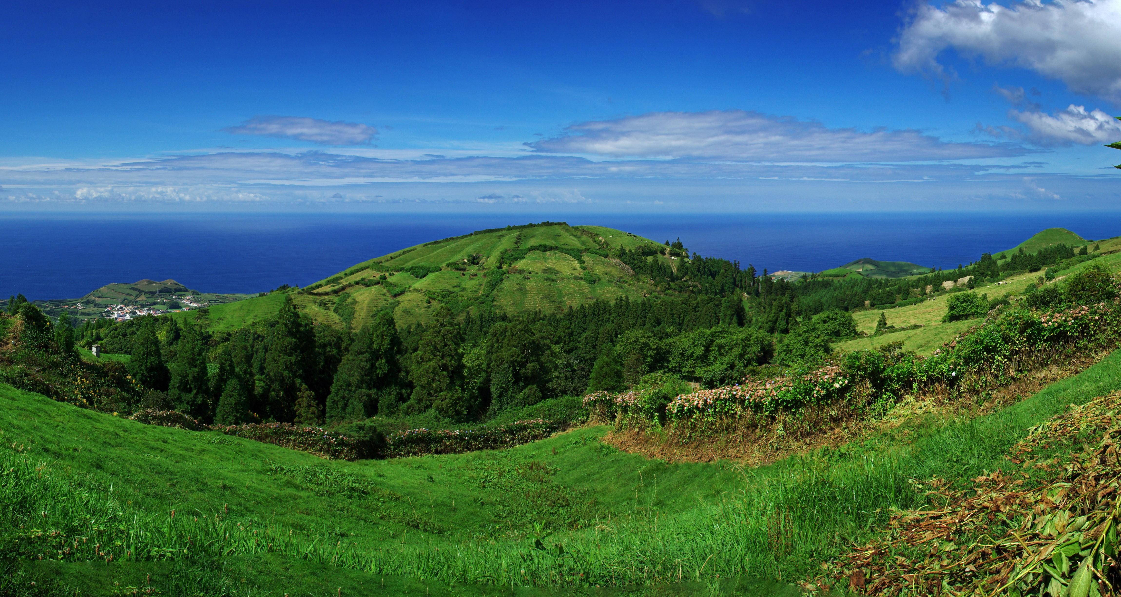 4600x2450 Sao Miguel Azores 1080P, 2k, 4k HD wallpaper, background free download
