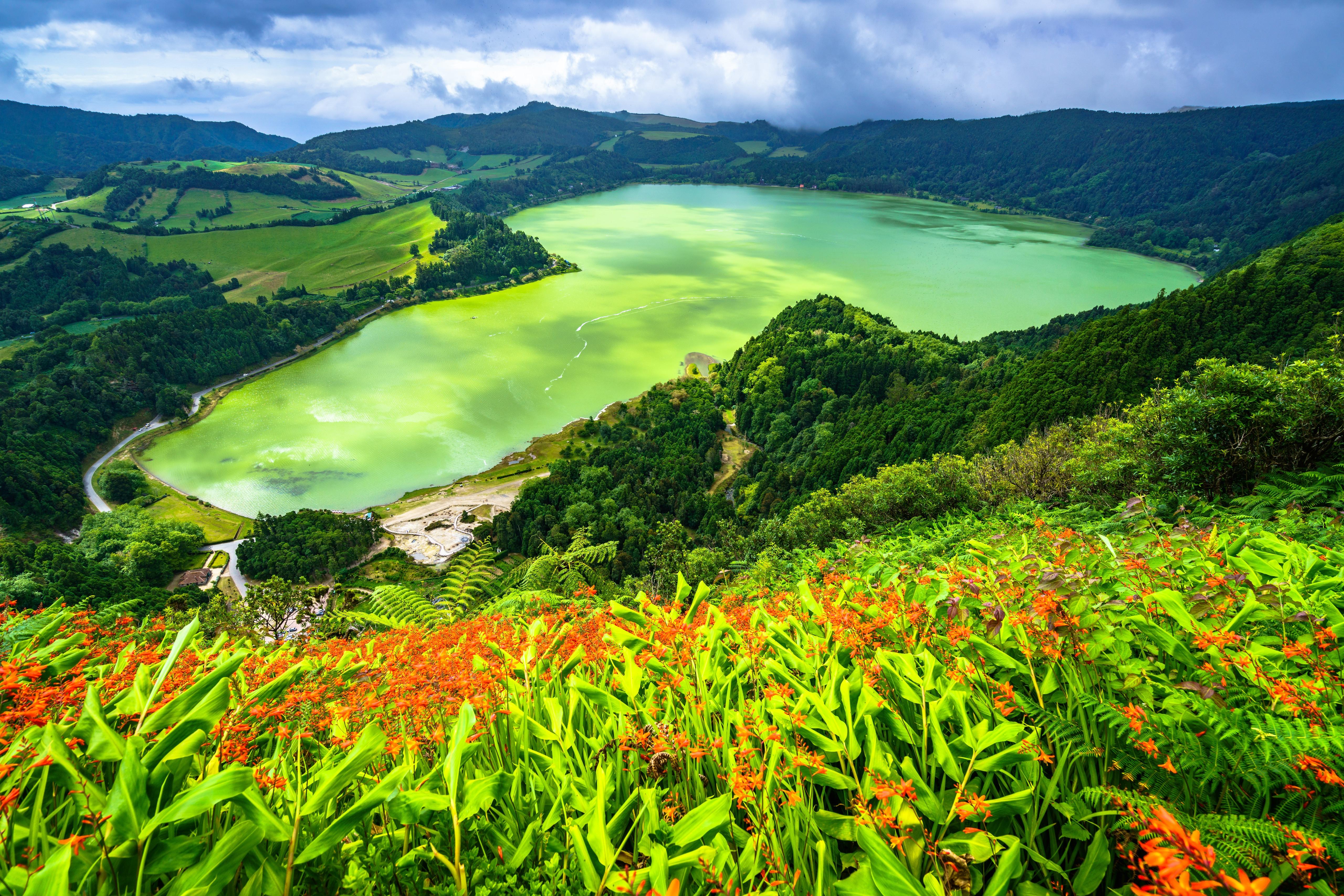5120x3415 Furnas Lake HD Wallpaper and Background
