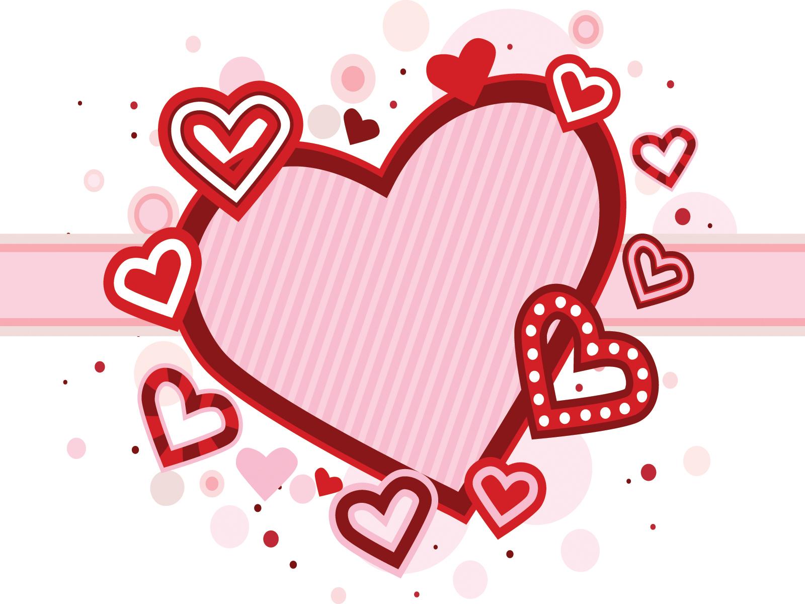 1600x1200 Heart frame for Lovers Powerpoint Templates & Frames, Love, Red Background