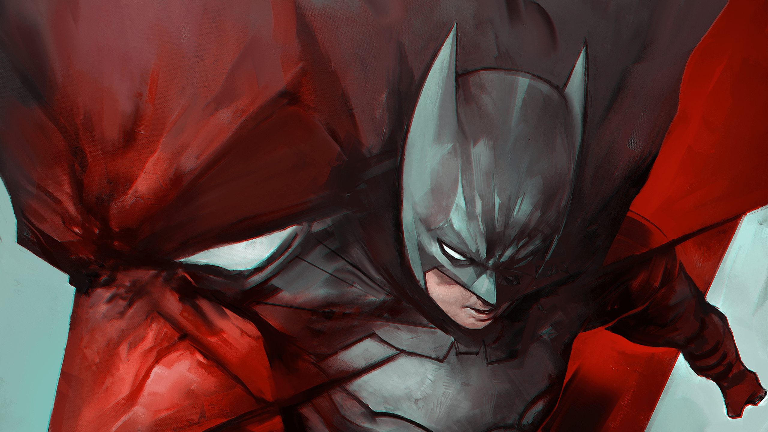2560x1440 artwork, digital art, Batman, Dark Knight Trilogy, comics, movies Gallery HD Wallpaper