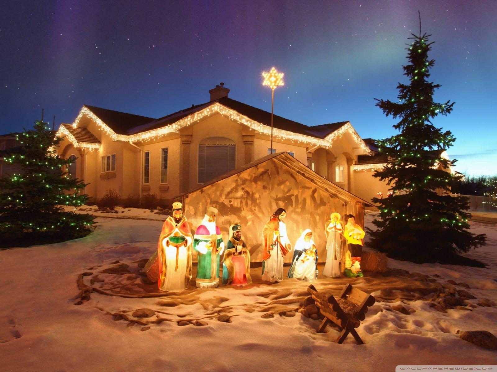 1600x1200 Outdoor Christmas Nativity Scene Ultra HD Desktop Background Wallpaper for 4K UHD TV : Widescreen & UltraWide Desktop & Laptop : Tablet