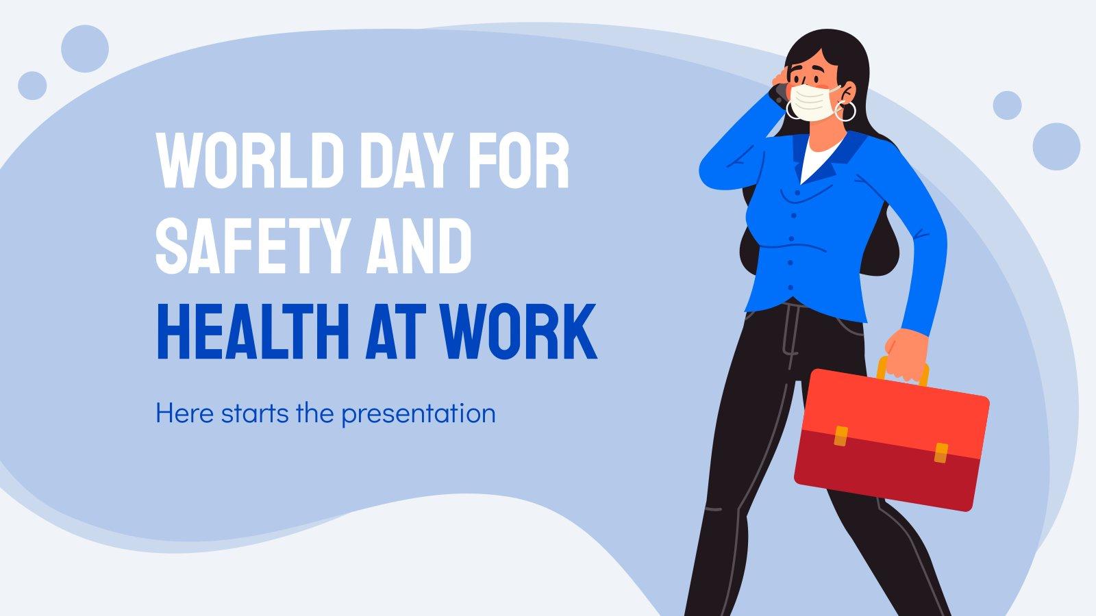 1600x900 World Day for Safety and Health at Work. Google Slides & PPT