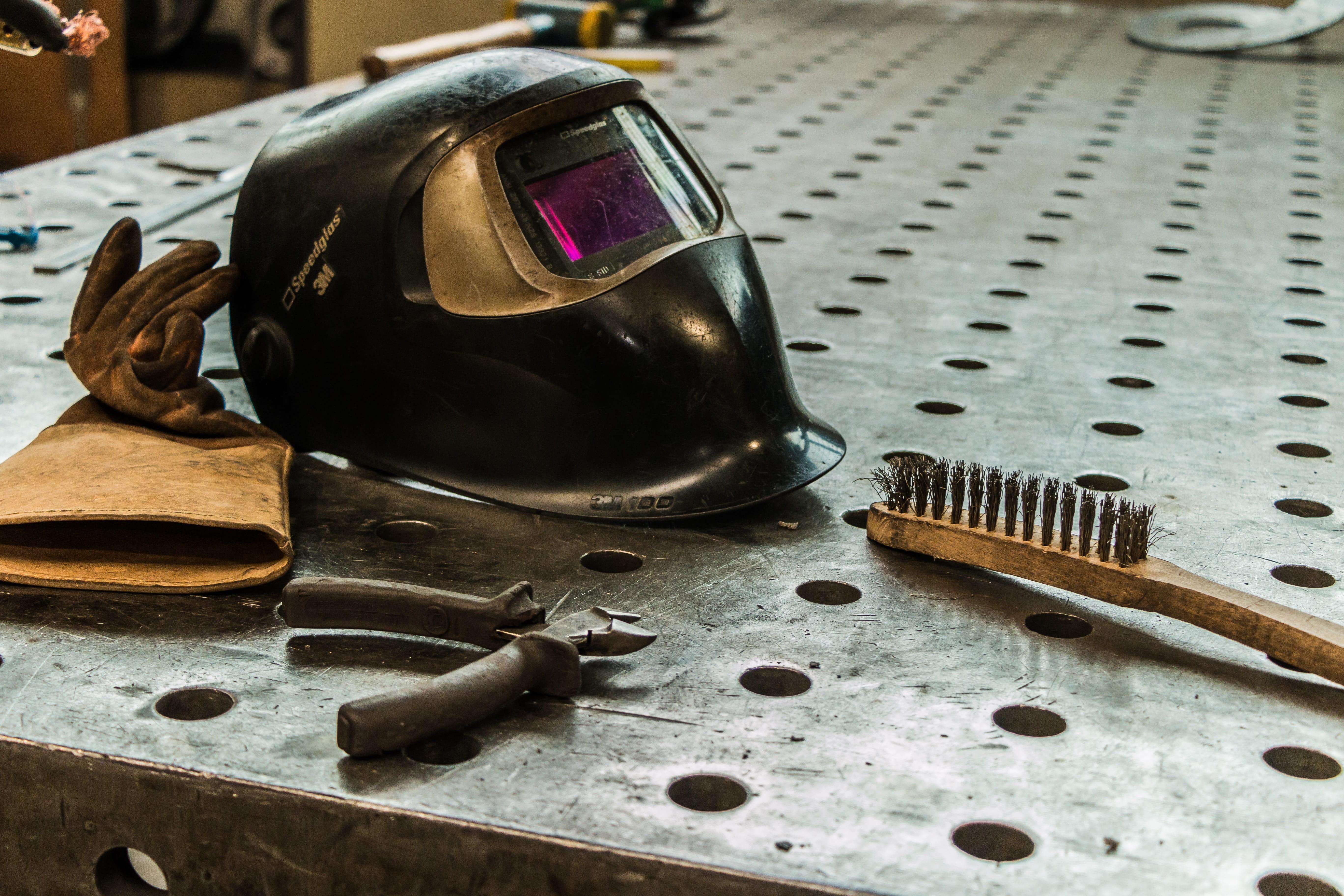 5472x3648 Wallpaper / Job, 5K, Safety At Work, Wood, Welder, Helmet, Day, Close Up, Vacancy, Work Tool, Still Life, Work Material, Security, Metal, Work, Safety Free Download