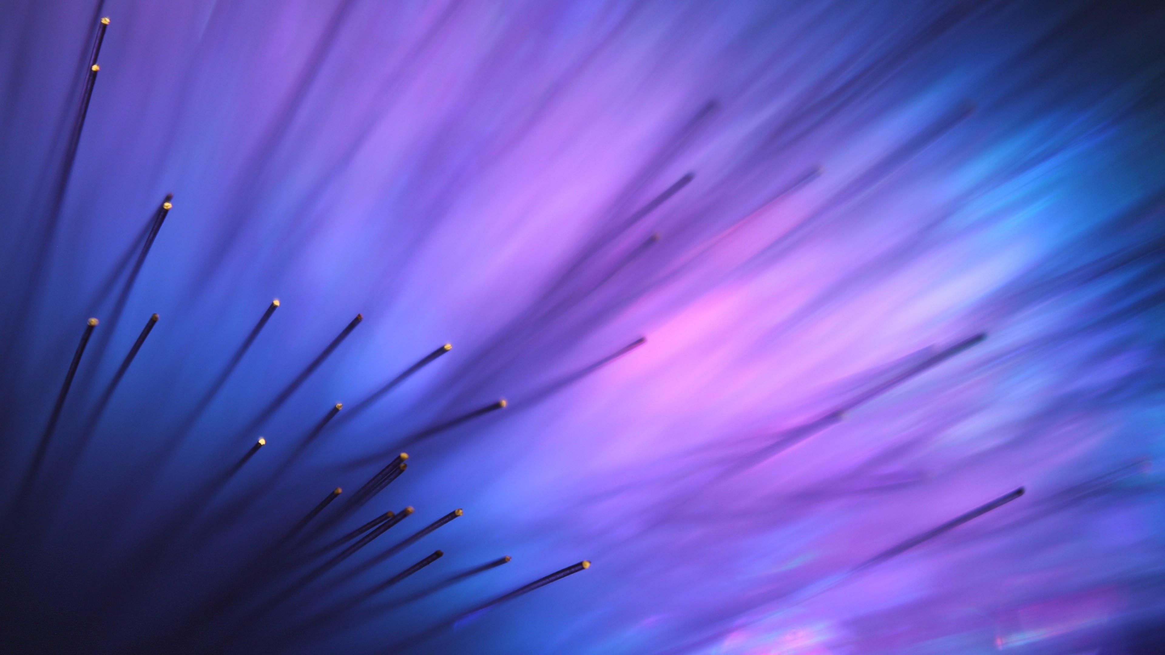 3840x2160 Purple Light Aurora 4K wallpaper