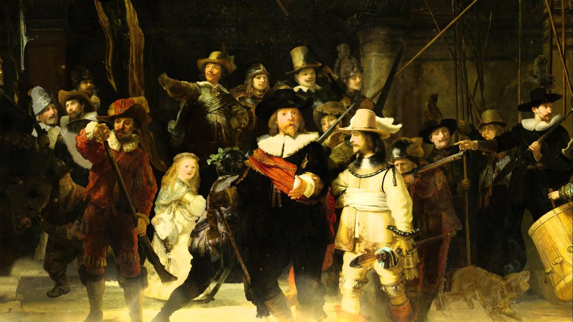 1920x1080 Download Rembrandt The Night Watch Wallpaper