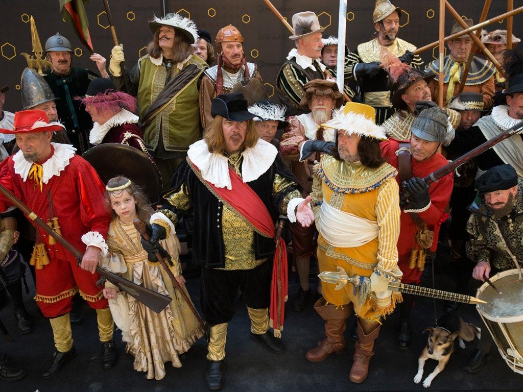 1024x768 Amsterdam's Live Action Recreation Of Rembrandt's The Night Watch. Condé Nast Traveler
