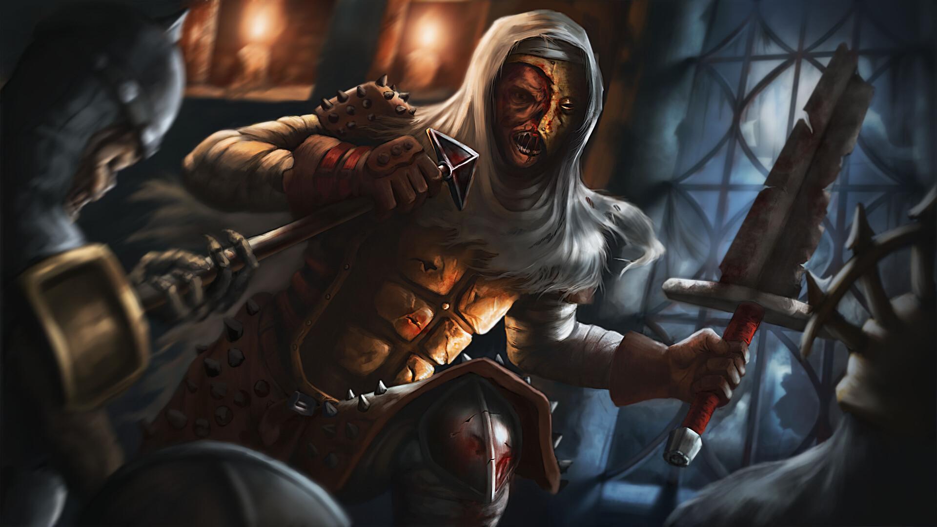 1920x1080 Darkest Dungeon Leper