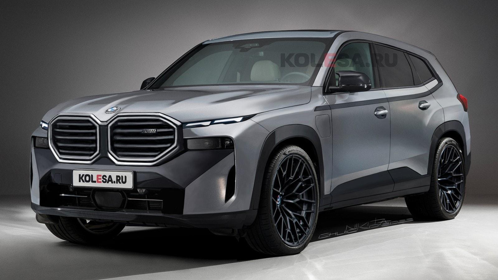 1600x900 BMW XM Realistically Rendered After Leaked Patent Photo