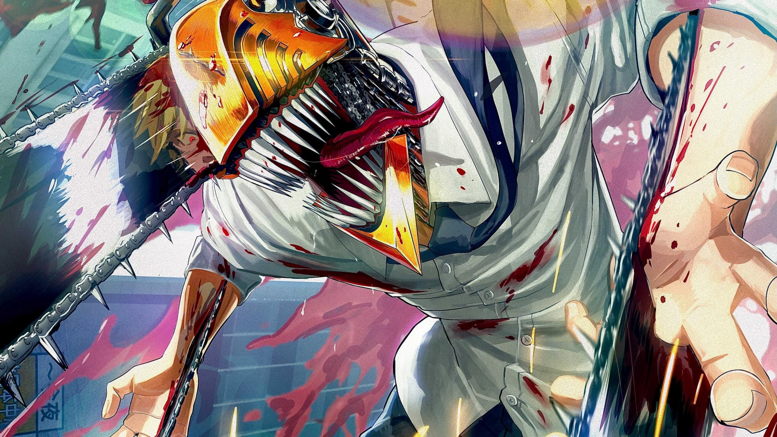 2560x1440 Chainsaw Man Wallpaper 4K, Denji, Anime