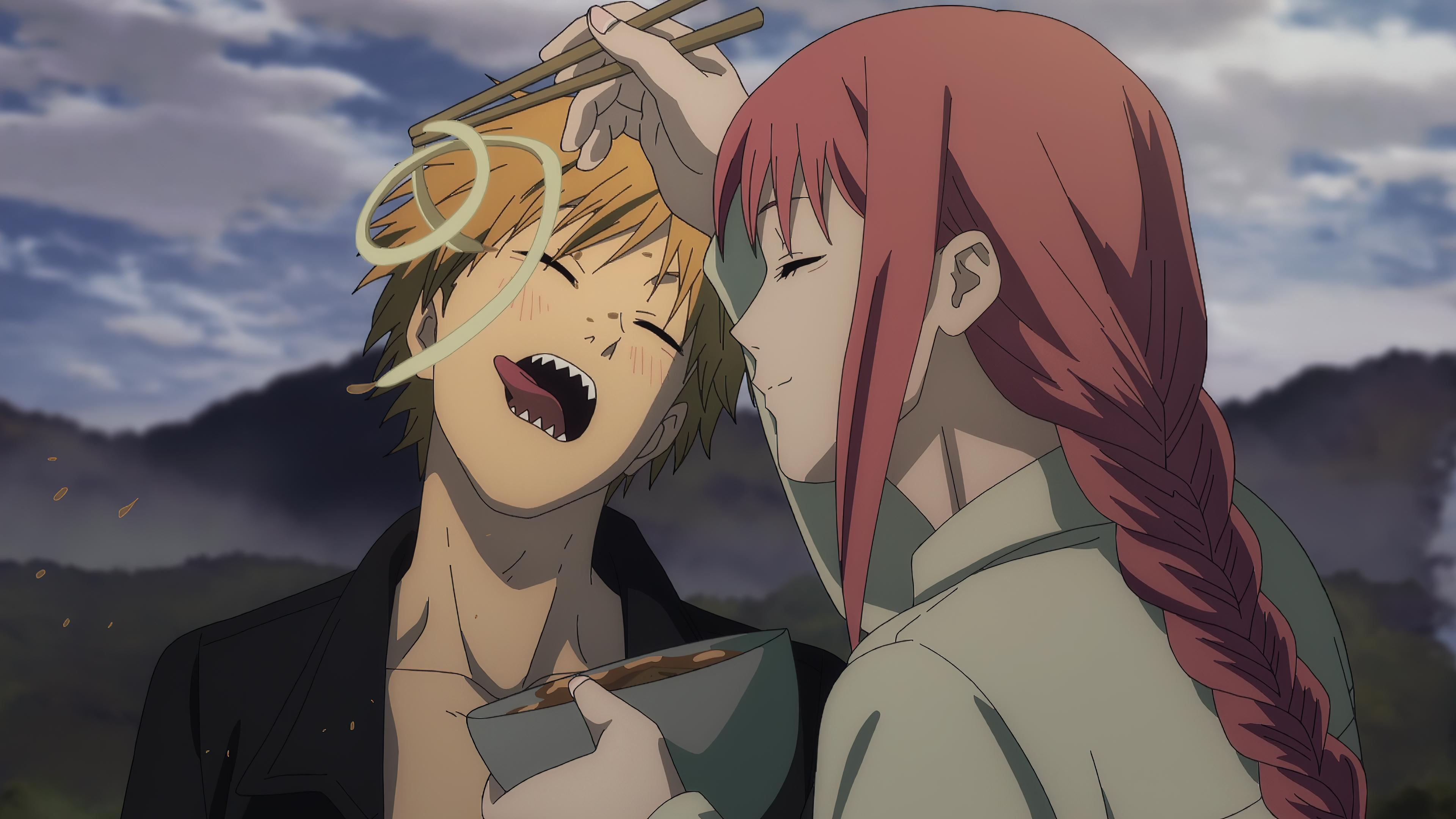 3840x2160 Anime Chainsaw Man 4K Anime Screenshot Anime Girls Anime Boys Makima Chainsaw Man Denji Chainsaw Man Wallpaper:3840x2160