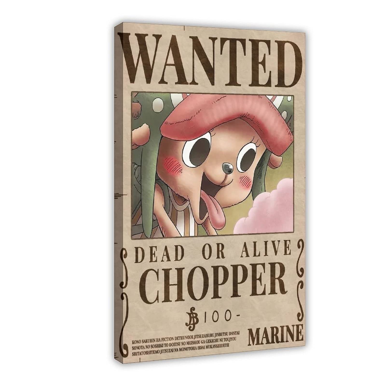 Tony Tony Chopper One Piece Wanted Poster Spiral Notebook by Anime One  Piece - Pixels