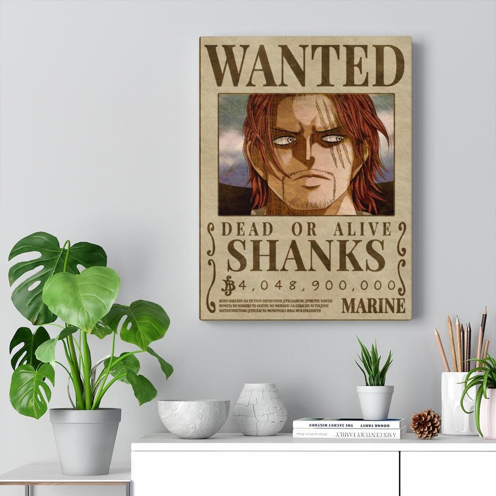 1024x1024 One Piece: Shanks Wanted Poster