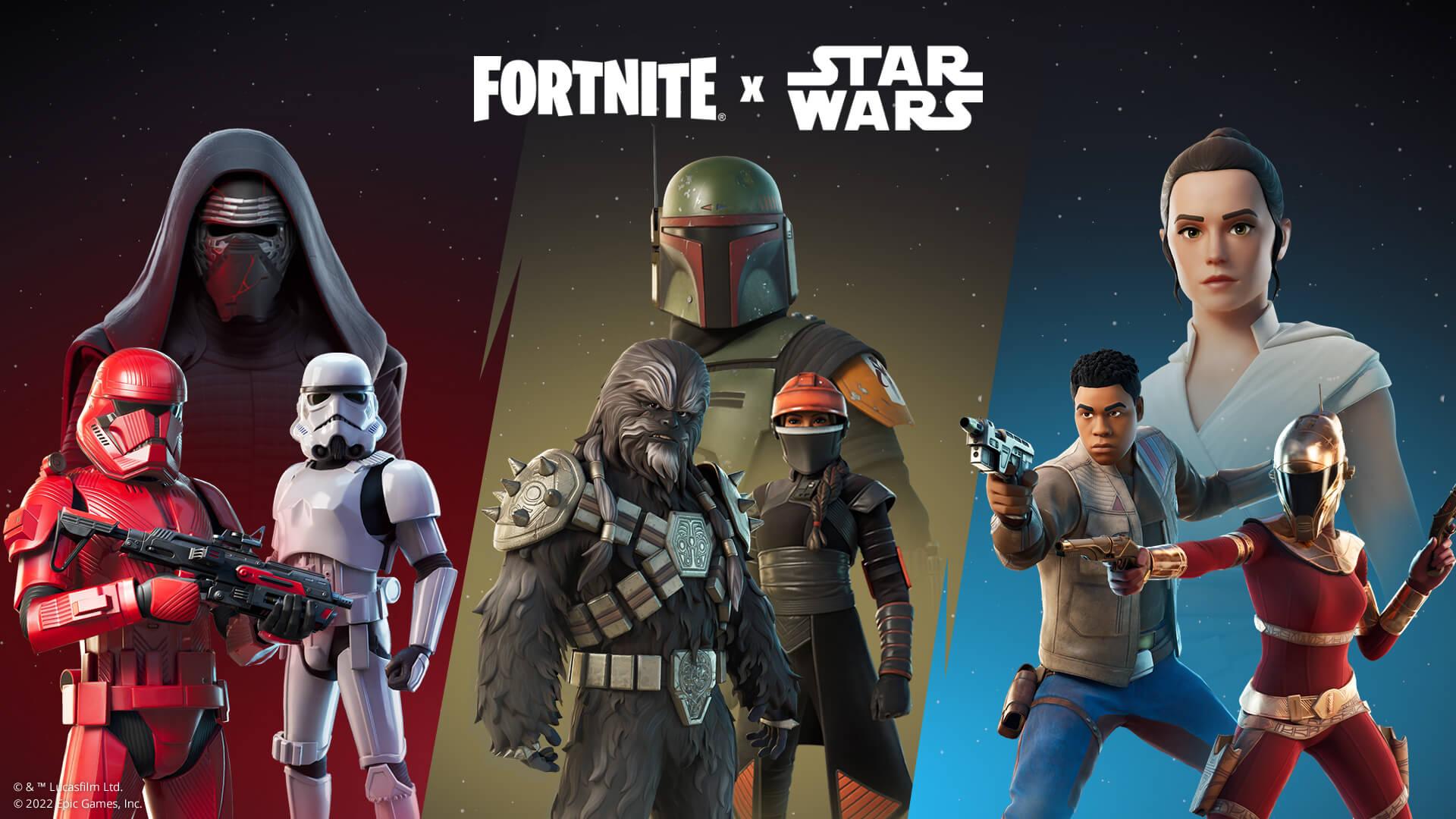 1920x1080 Fortnite Brings Back Star Wars Skins For A Limited Time; Teases New Obi Wan Skin