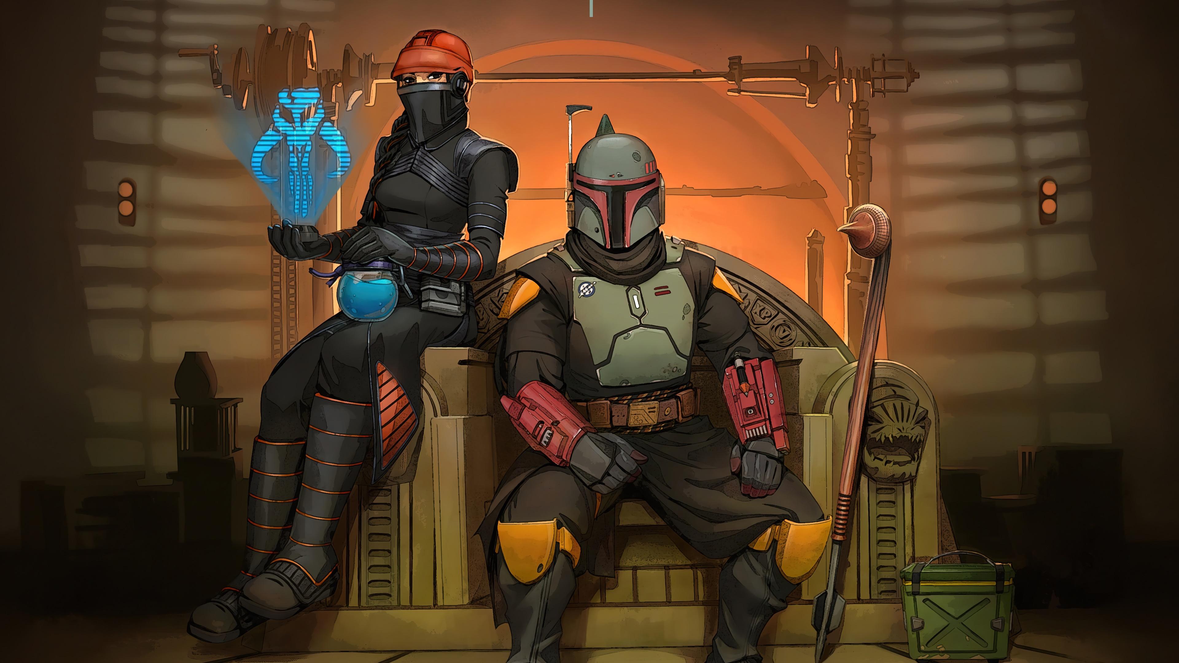 3840x2160 the book of boba fett, tv series, fortnite, 4k Gallery HD Wallpaper