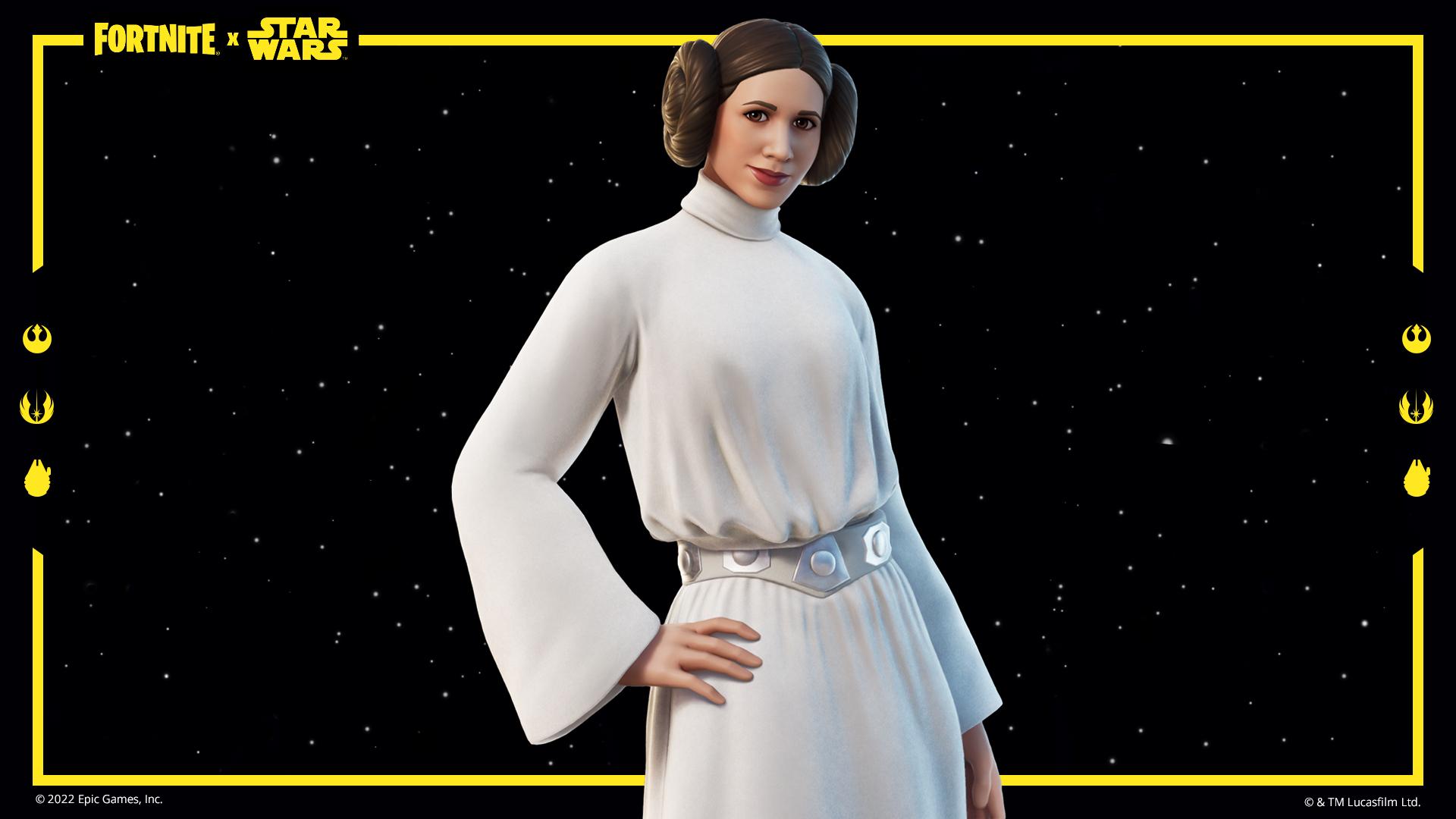 1920x1080 Star Wars Fortnite Princess Leia Organa Wallpaper, HD Games 4K Wallpaper, Image, Photo and Background
