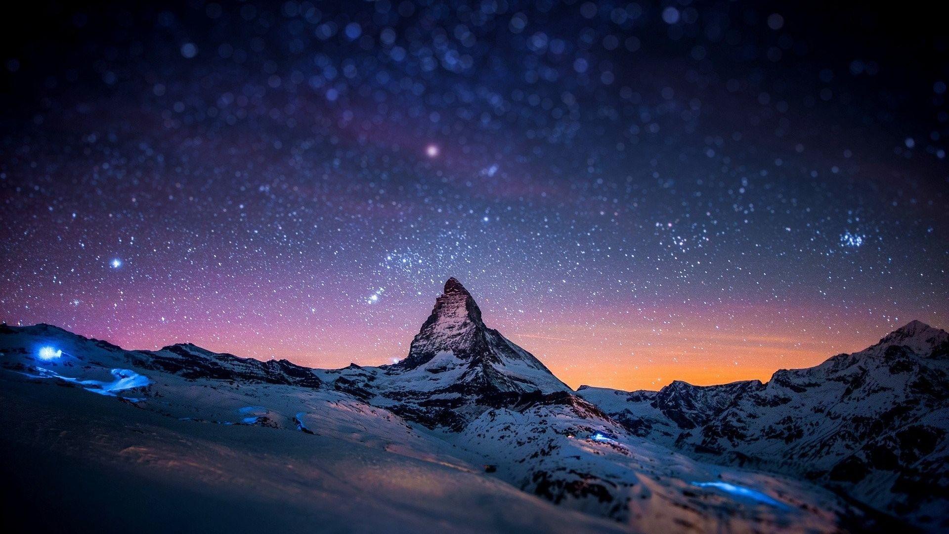 Mountain Night Sky Wallpapers - Top