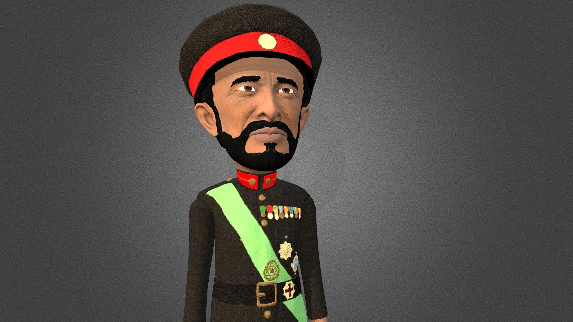 1920x1080 Emperor Haile Selassie Royalty Free 3D model by TomVeg [5e38b7b]
