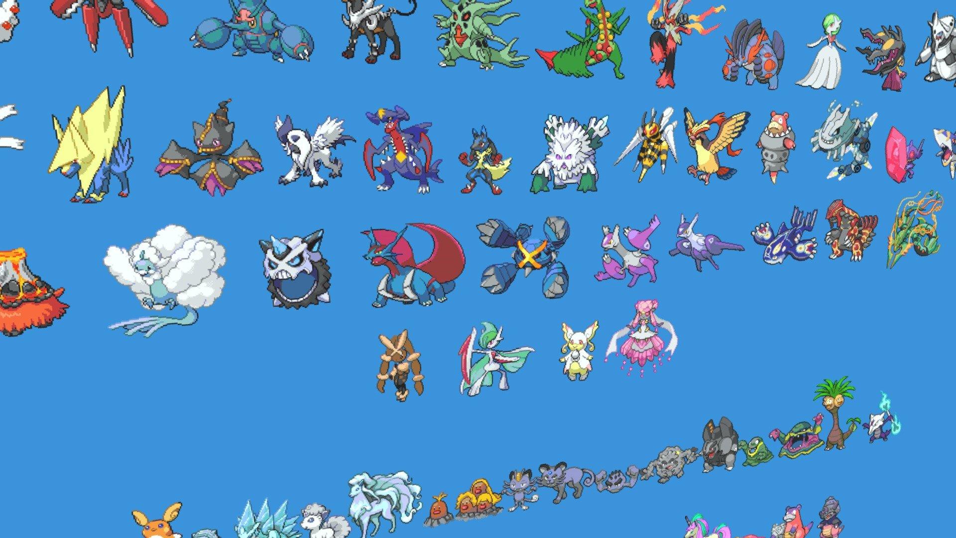 Pokemon Sprite Wallpapers - Top Free Pokemon Sprite Backgrounds ...