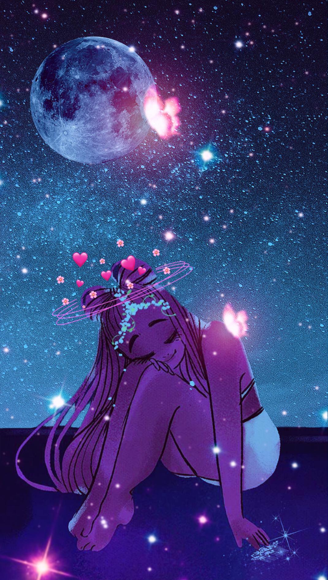 1070x1893 Persephone Under The Stars (Free Phone Wallpaper Edit) : R Lore_Olympus