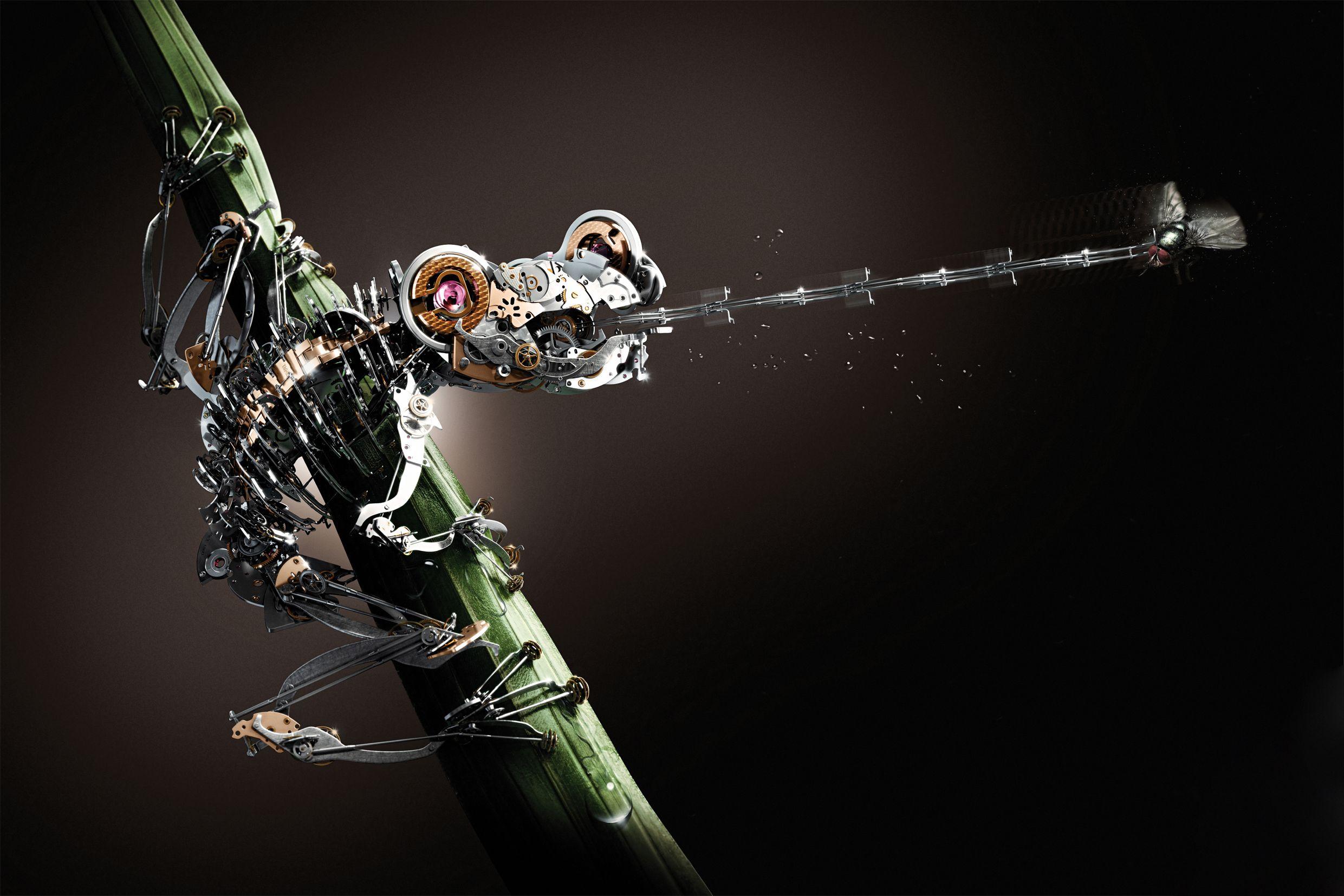 2481x1654 Steampunk Treefrog. Robot wallpaper, Steampunk wallpaper, Steampunk