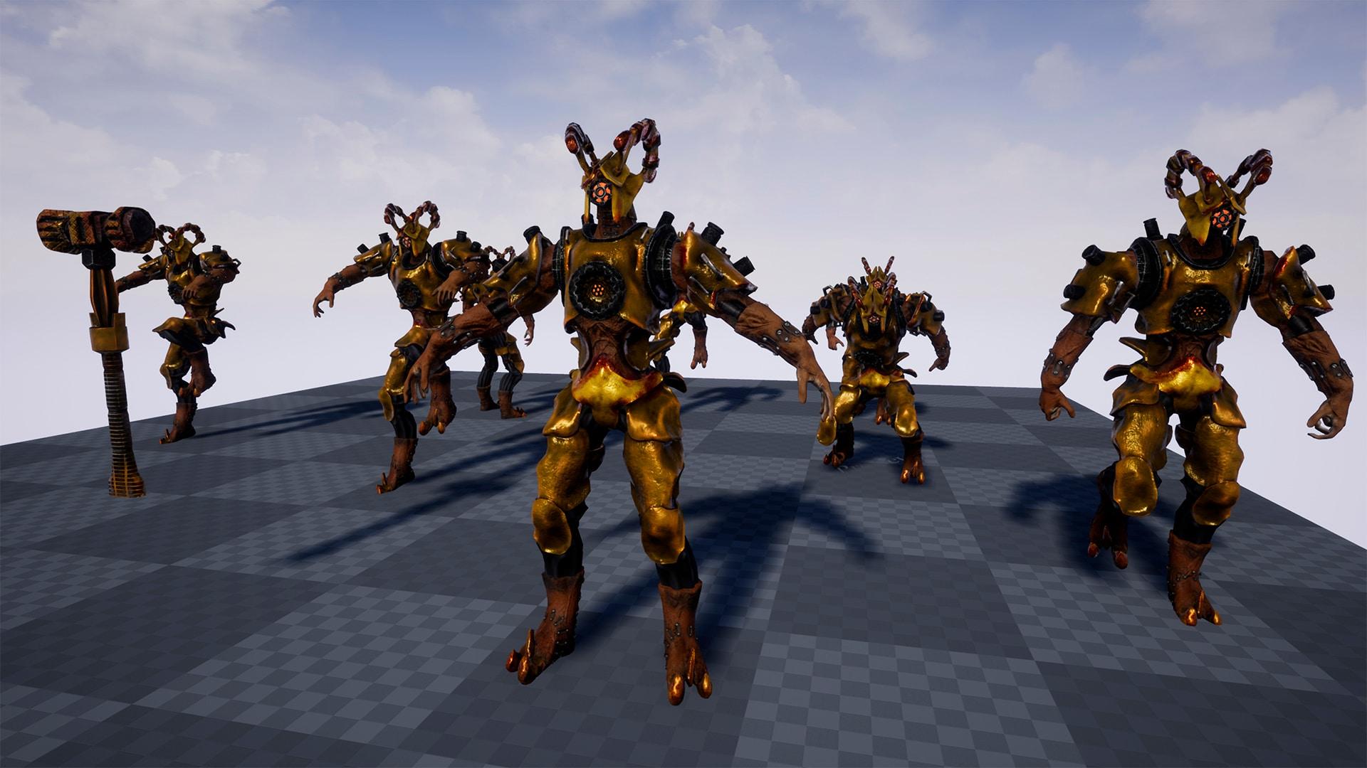 1920x1080 Steampunk robot in Characters