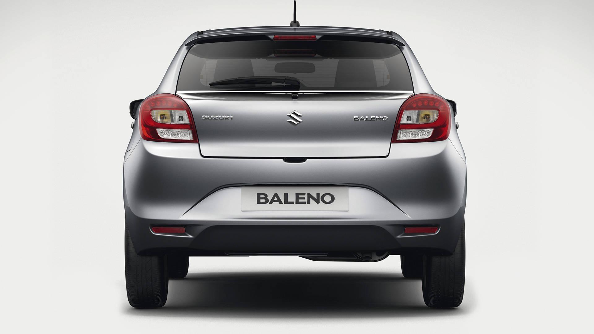1920x1080 Download Caption: Sleek and Stylish, Suzuki Baleno Rear View Wallpaper