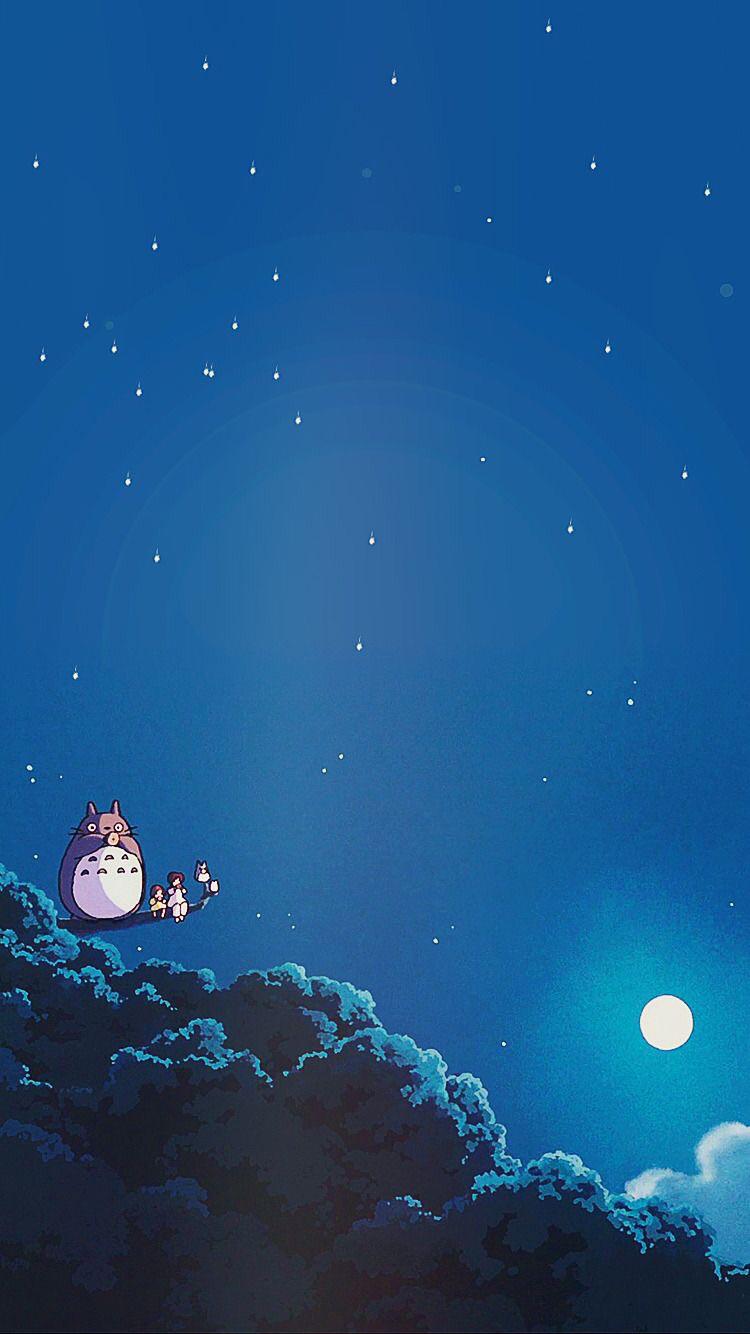 750x1334 Studio Ghibli Aesthetic Wallpaper