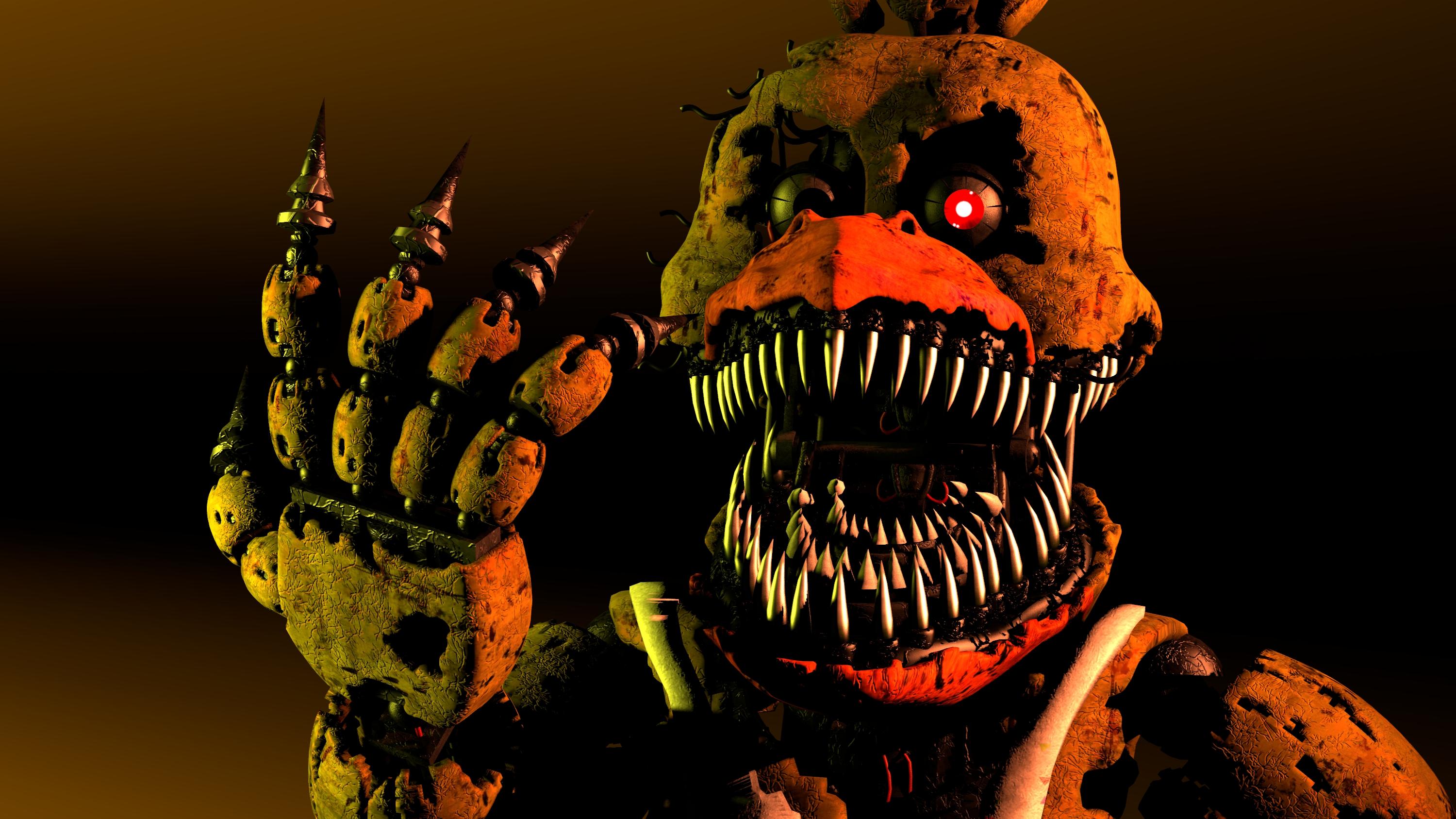 3000x1687 Nightmare Chica (Five Nights at Freddys) Gallery HD Wallpaper