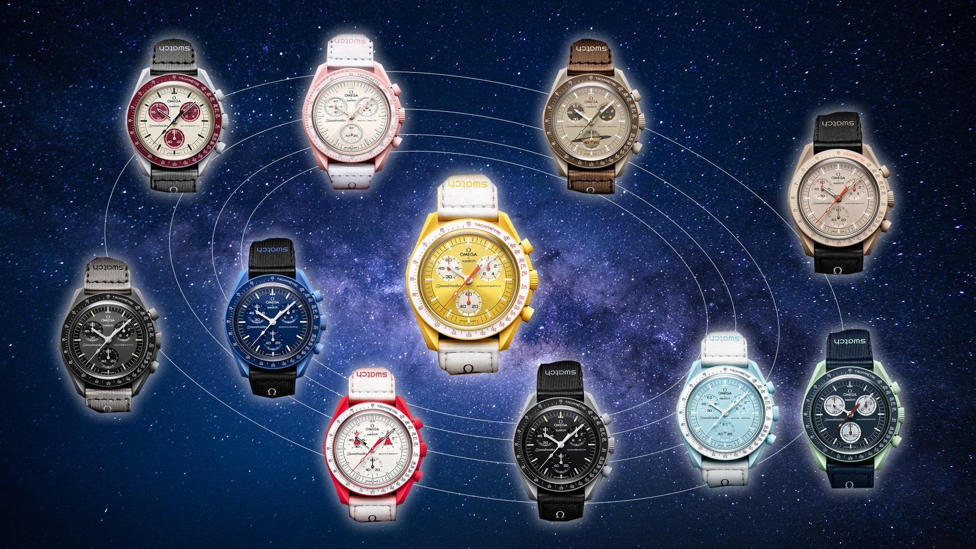 1920x1080 Omega and Swatch Just Collaborated on the Most Colorful Speedmasters Ever