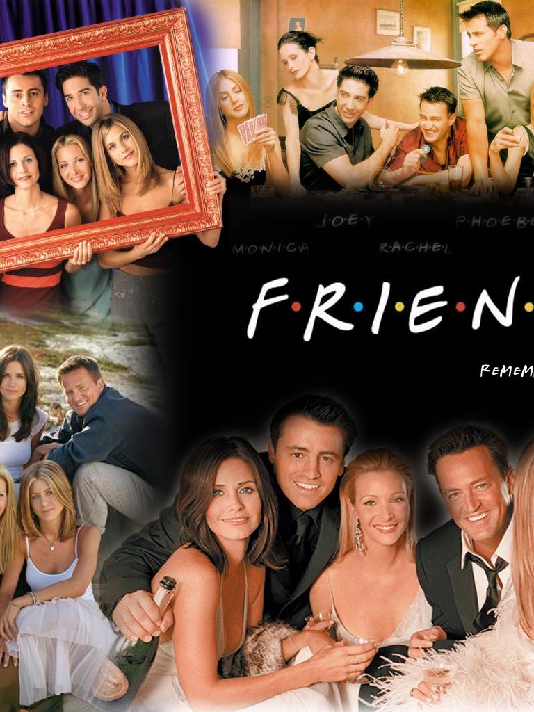 768x1024 Friends Aesthetic TV Show Wallpaper