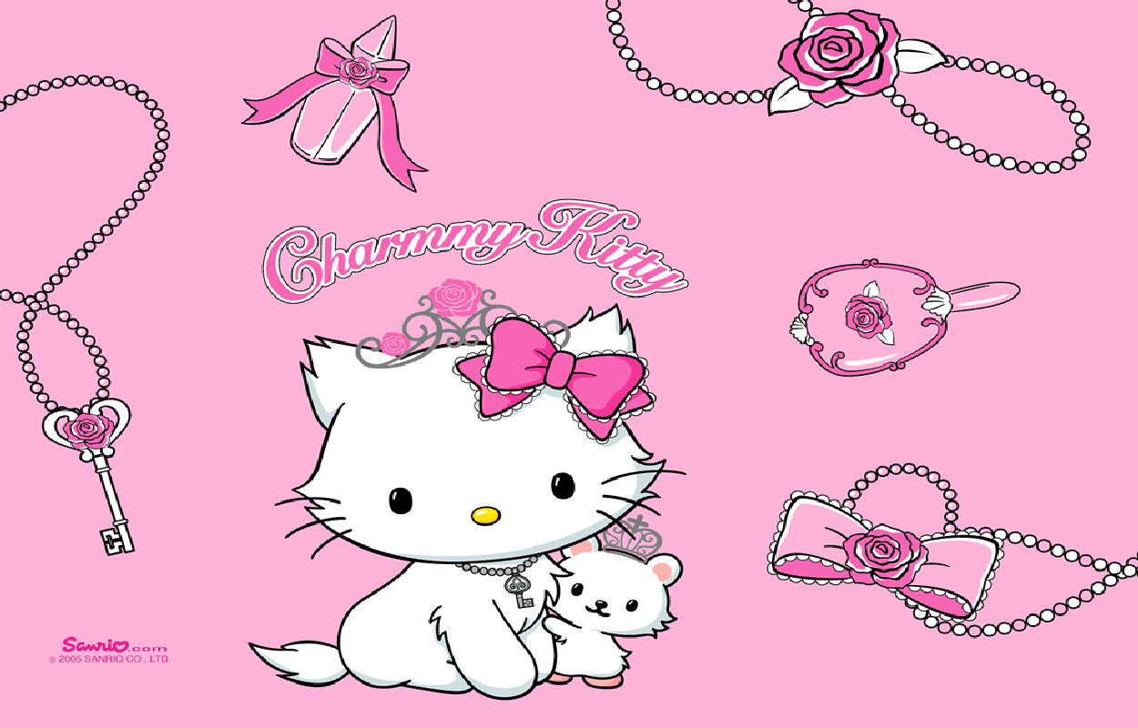 1250x800 Hello Kitty Pink Wallpaper