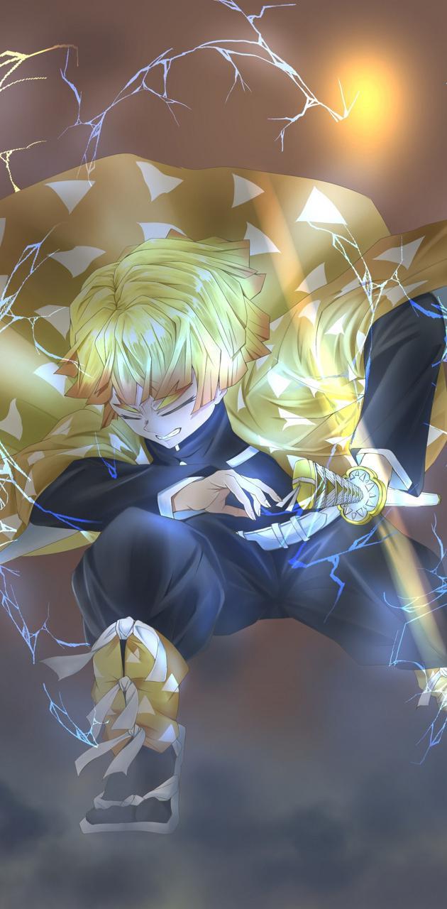 630x1280 Zenitsu wallpaper